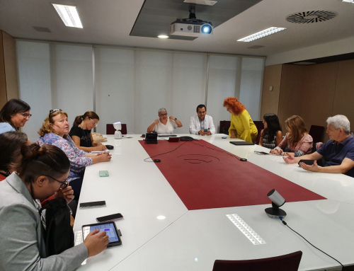 Docentes de varias aulas hospitalarias de la comunidad Valenciana, acuden a una nueva Jornada de presentación del proyecto ABILITI en el Hospital Universitario de Vinalopó (Elche)